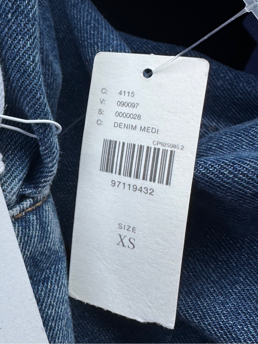 Anthropologie Pilcro Utility Denim Bomber Jacket Oversized Women’s XS NWT - Picture 12 of 15